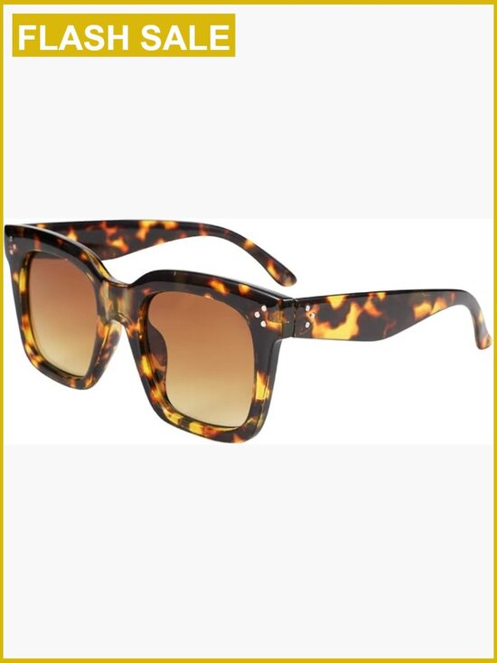 Vintage Square Sunglasses UV400 Protection Non-Polarized Retro Classic main image 5